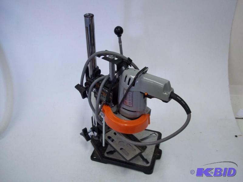 lot 19 image: Small drill press with drill...