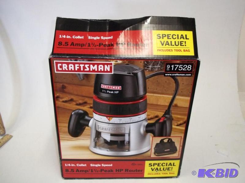 lot 2 image: Craftsman Router Model 917528...