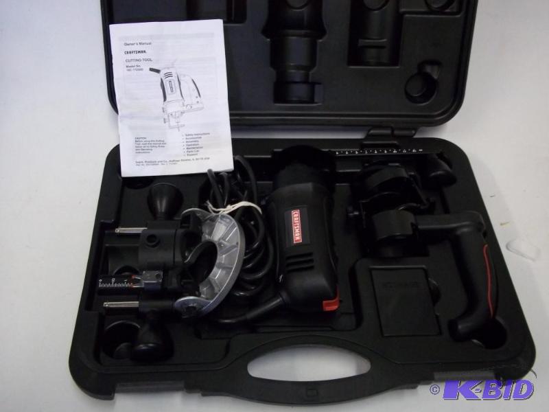 lot 3 image: New Craftsman Cutting tool with case...
