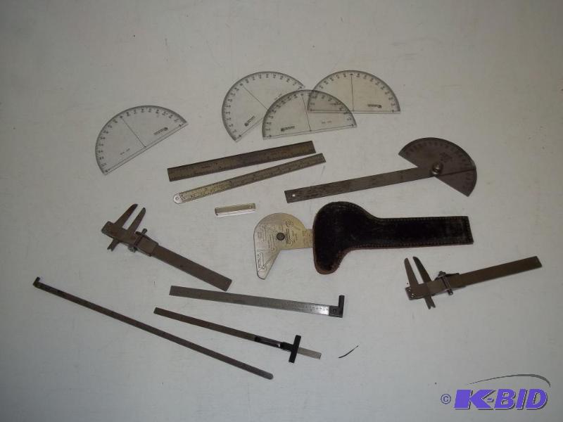 lot 44 image: Protractors and Measuring tools...