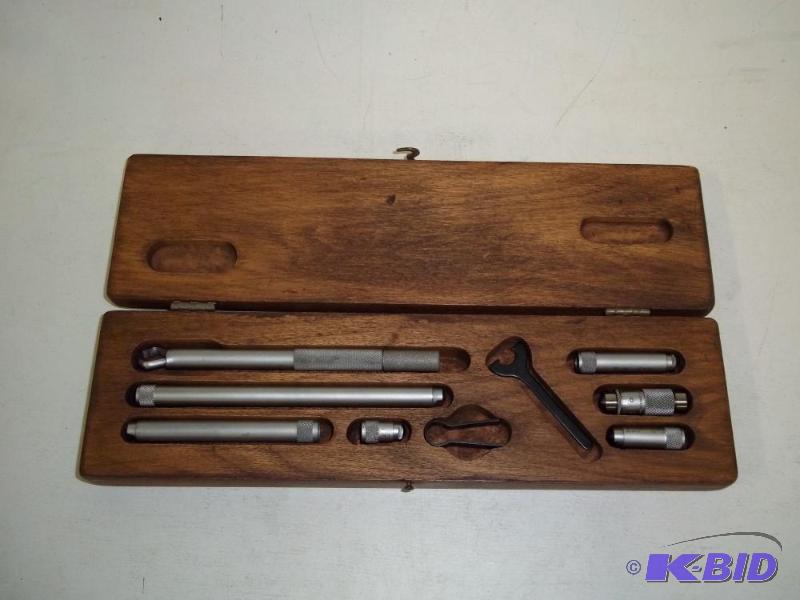 lot 51 image: Inside micrometer set with case...