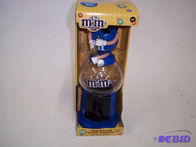 lot 80 image: M & Ms Novelty Dispenser with real worki...