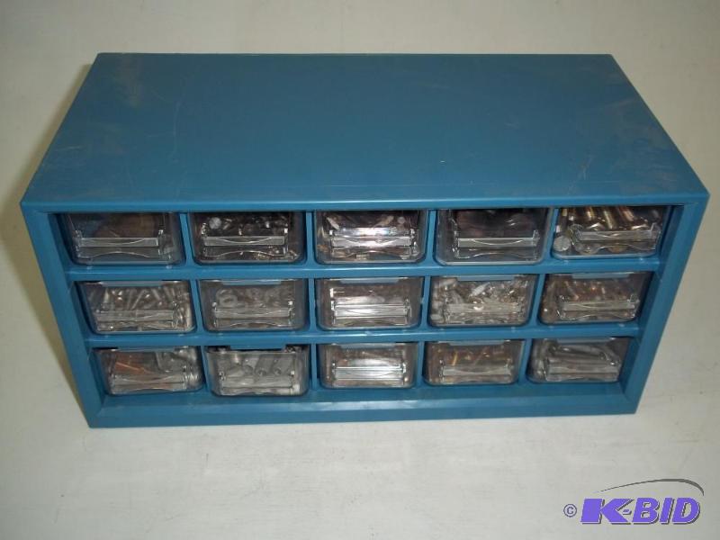 lot 9 image: Parts bins with parts, see photos for more de...
