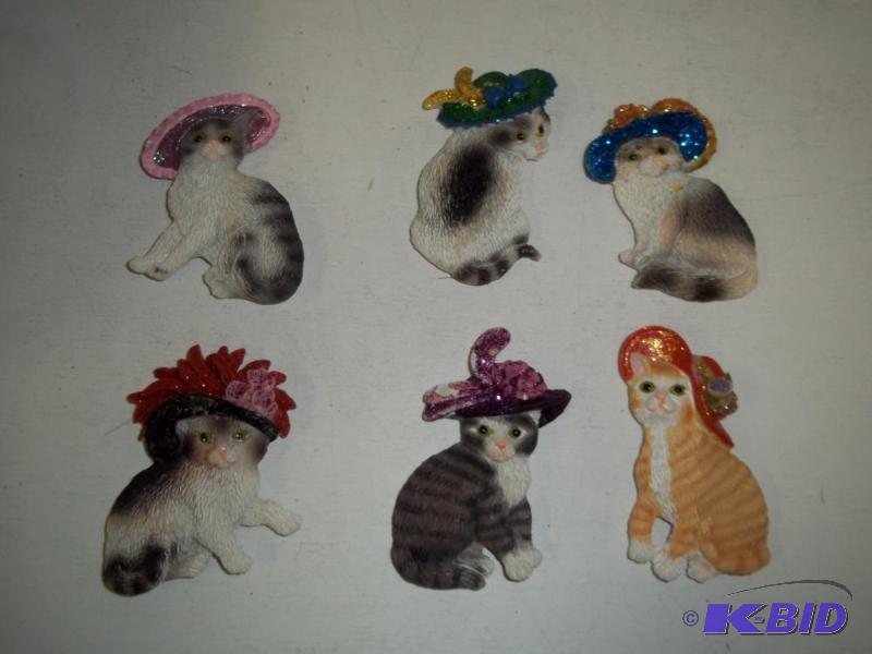 lot 96 image: 6 New Magnetic Cats...