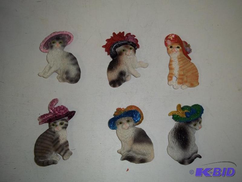 lot 98 image: 6 New Magnetic Cats...