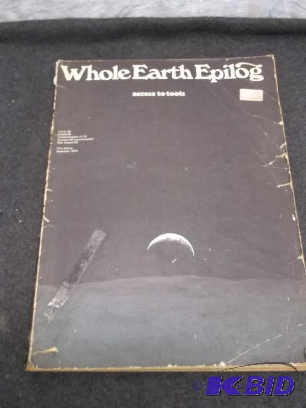 lot 113 image: Vintage Whole Earth Epilog catalog dated 1974...