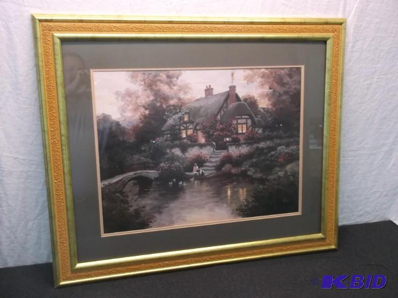 lot 118 image: Beautiful double matted framed print &quotA ...