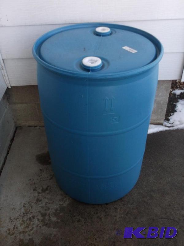 lot 134 image: 55 gallon food grade barrel....
