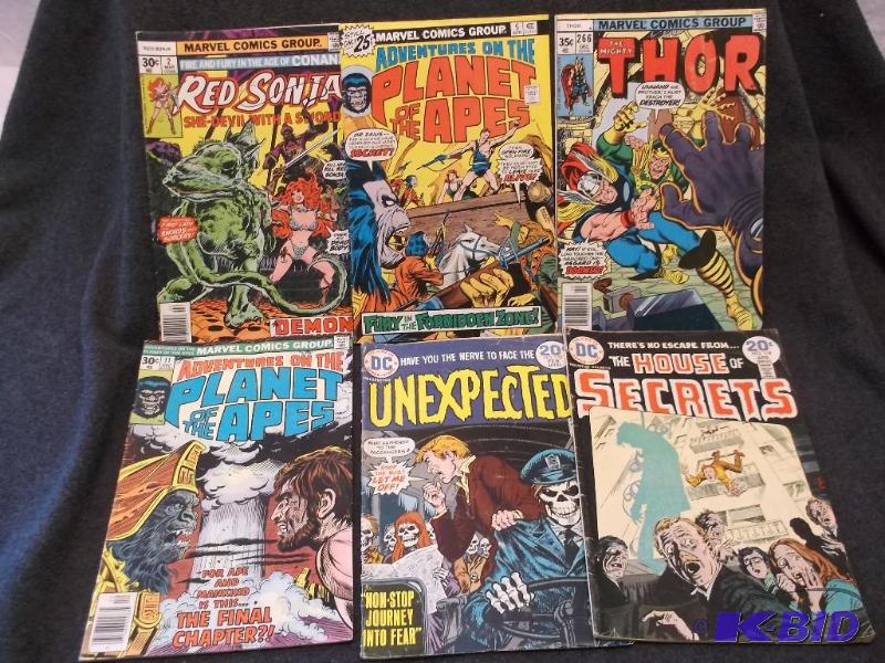 lot 32 image: Lot of 6 collectable comic books including Pl...