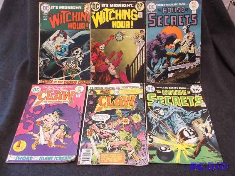 lot 35 image: Lot of 6 comic books including Witching Hour,...