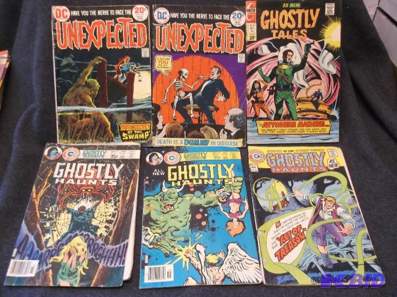 lot 36 image: Lot of 6 comic books including Ghostly Haunts...