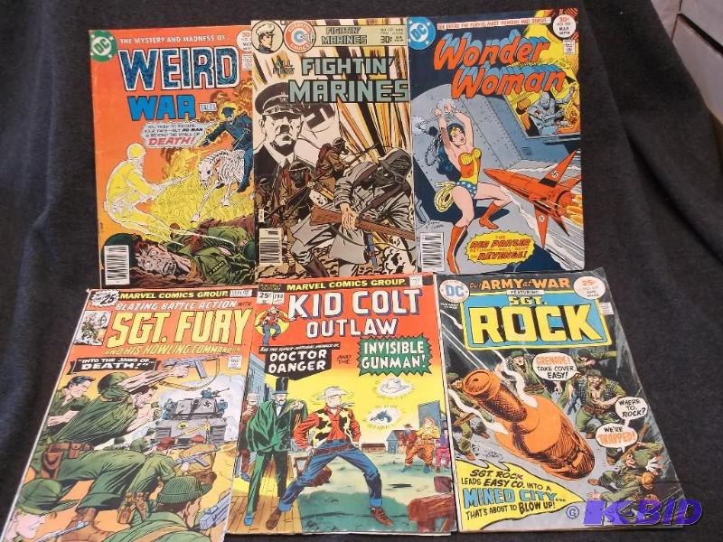 lot 38 image: Lot with variety of comic books....