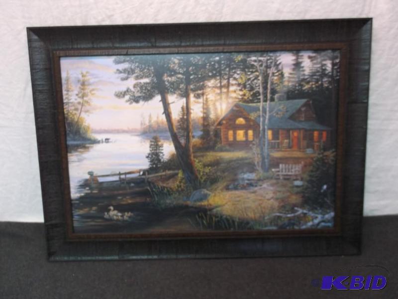 lot 7 image: Beautiful framed print by Doughty. measuring ...