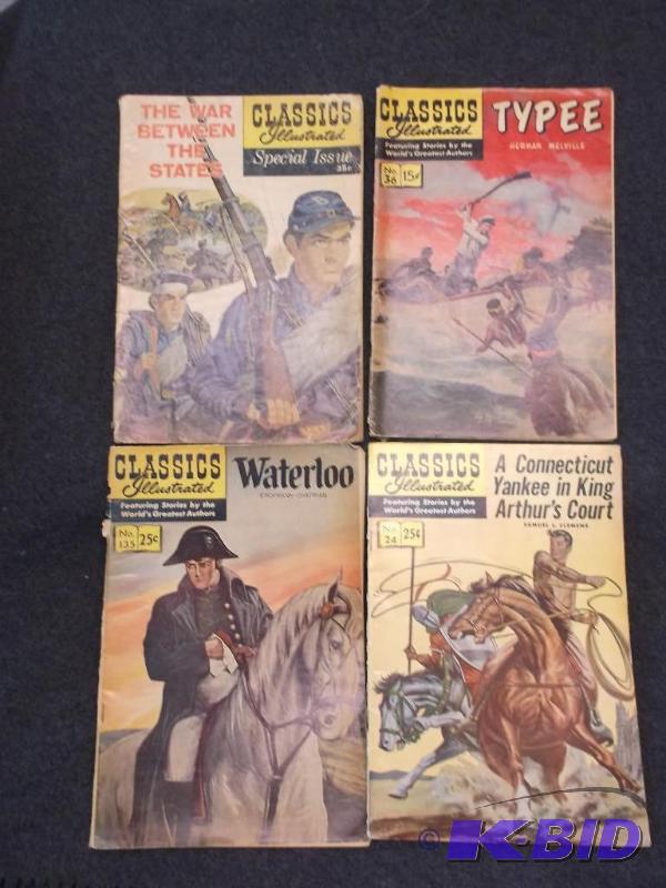 lot 77 image: Lot with 4 collectable comic books....