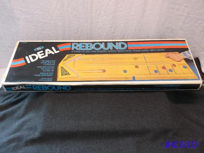 lot 85 image: Vintage rebound game. All piece are included,...
