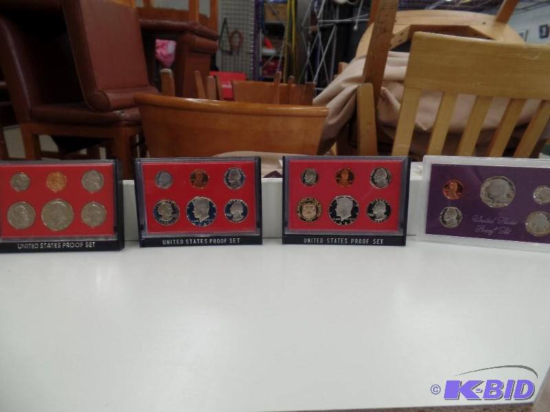 1980-1982 & 1984 Proof Sets