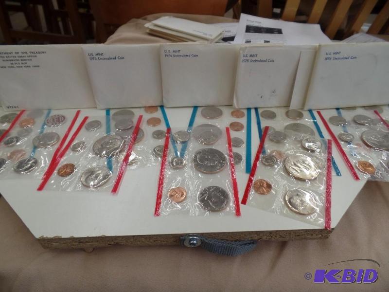 1972-1976 US Mint Uncirculated Coin Sets
