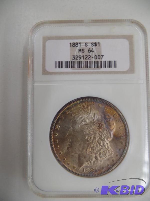 1881 S $1 Morgan Silver Dollar