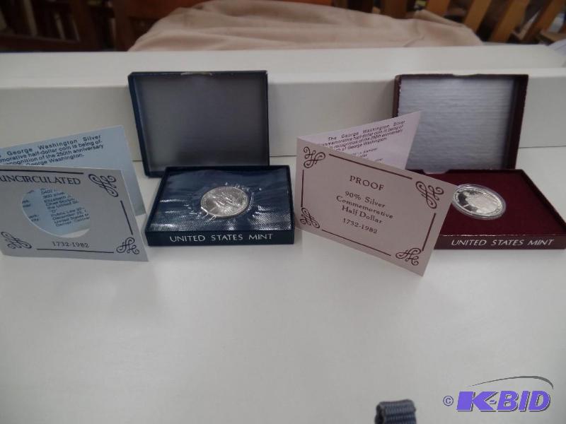 1982 George Washington Half Dollars