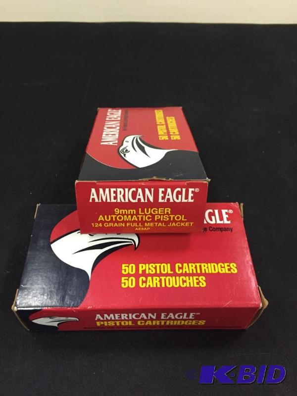 American Eagle 9MM Luger Ammo