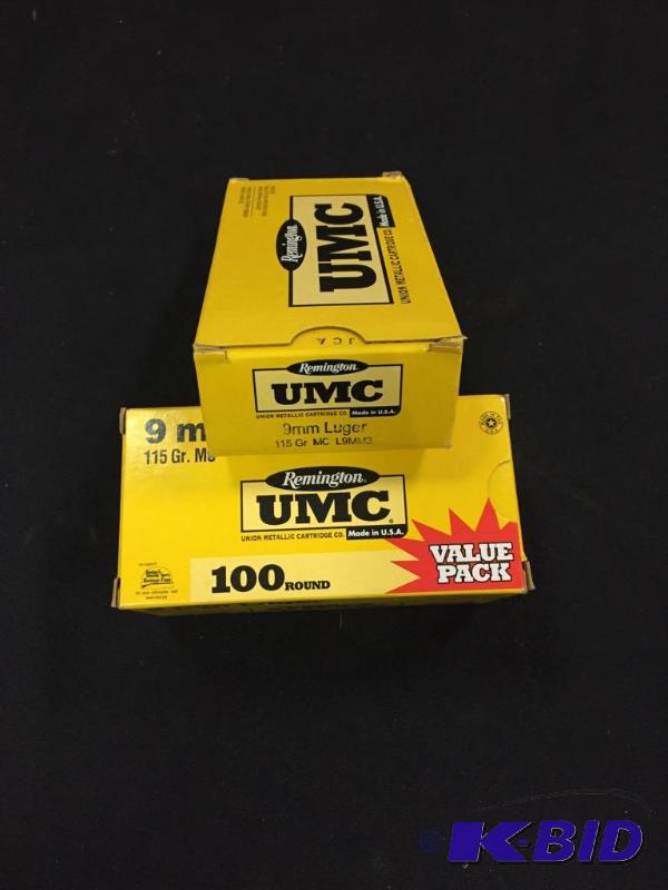 Remington UMC 9MM luger Ammo