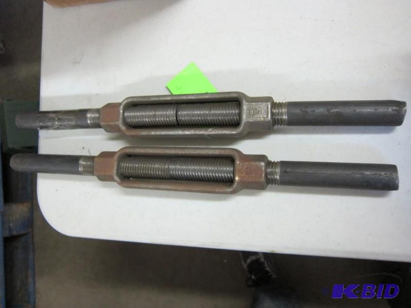 2 Stub End Turnbuckles 1-18 x 6