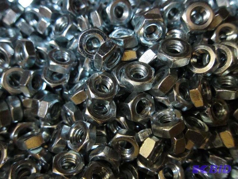 Zinc-Plated Hex Machine Screw Nuts