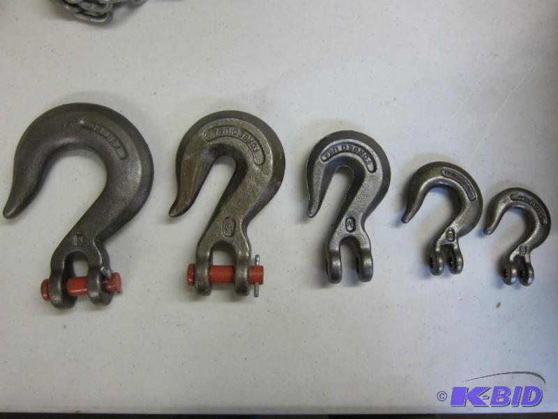Assortment of Big Orange Clevis Hooks