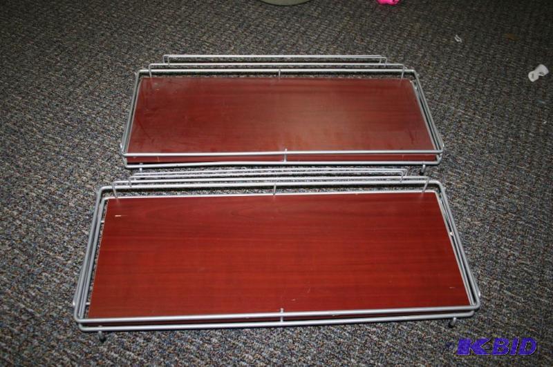 lot 119 image: Counter Shelf Display- Lot of 2