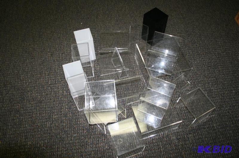 lot 124 image: Acrylic Risers - Large lot