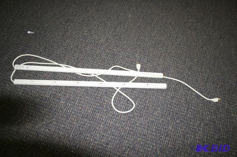 lot 149 image: 3ft Long power strips- Lot of 2