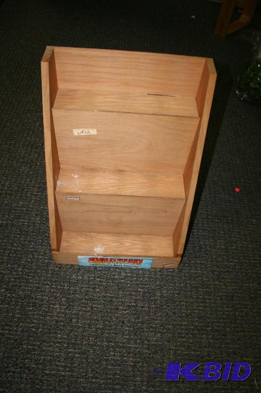 lot 162 image: Wood Display Shelf