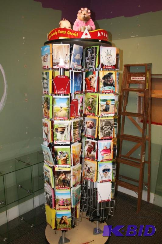 lot 209 image: Card rack and cards