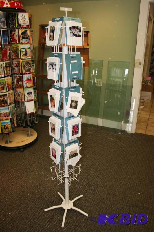 lot 212 image: Card rack and cards