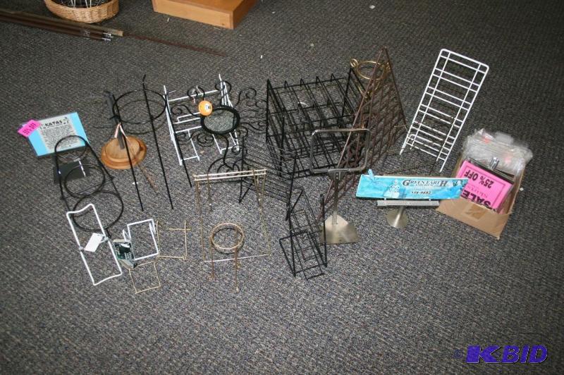 lot 221 image: Display Stand- Lot of assorted