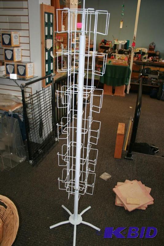 lot 62 image: Wire Display rack
