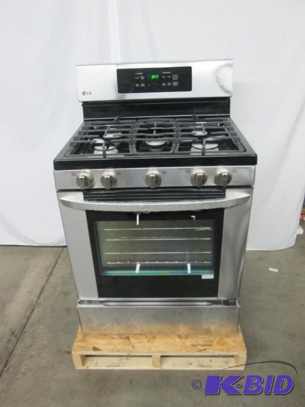 LG 5.4 CU. FT. CAPACITY GAS SINGLE OVEN RANGE WITH EVENJET CONVECTION SYSTEM
