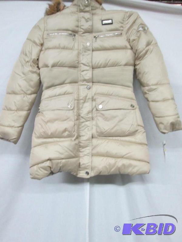 Coogi Misses Long Fitted Puffer Jacket