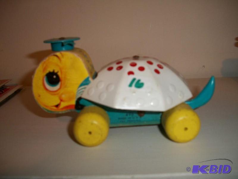 Fisher Price Tiny Tim the Turtle Pull Toy