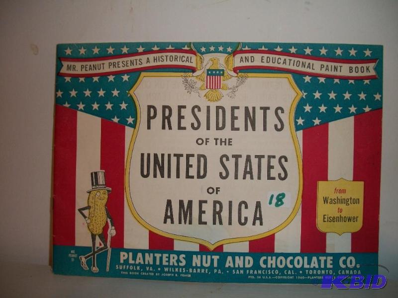 Planters Nut President book 1960s