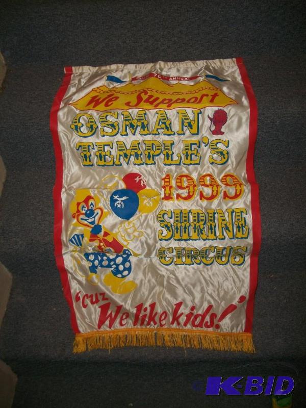 Shrine Circus Banner
