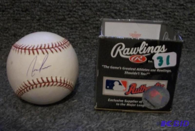 Twins Star Nick Punto Autographed Major League Baseball