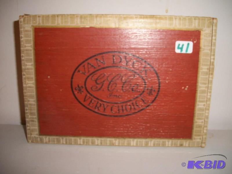 Early Van Dyck Cigar Box