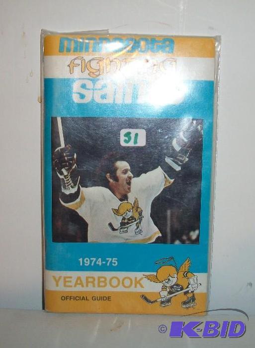 1974-75 Fighting Saints year book