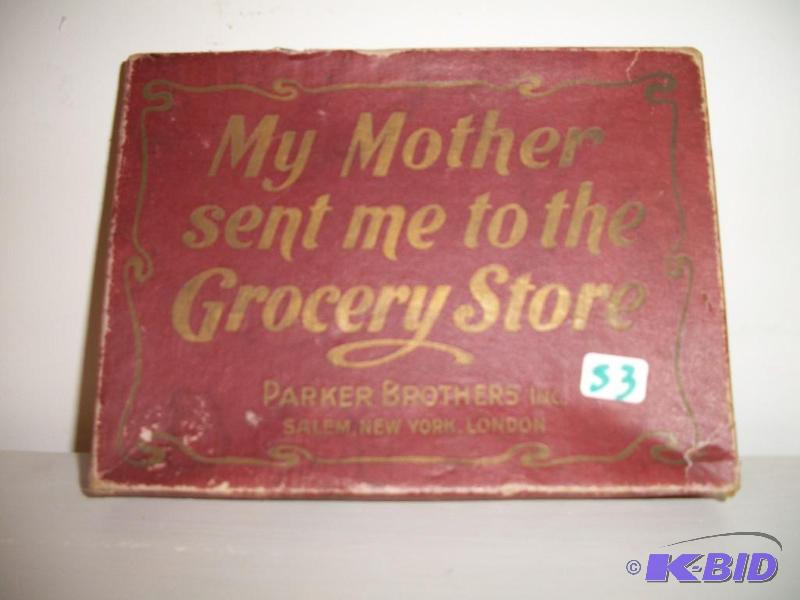 Antique game box
