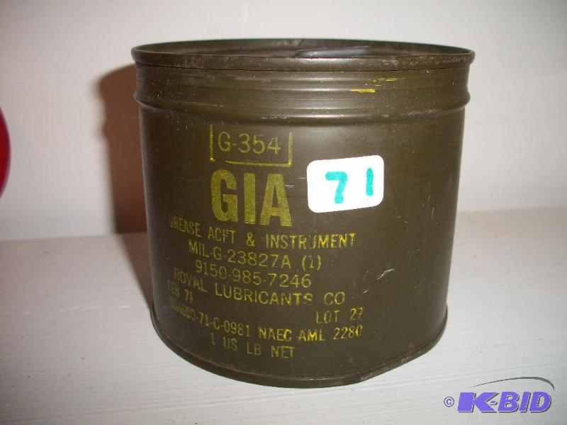 Vietnam era gun grease
