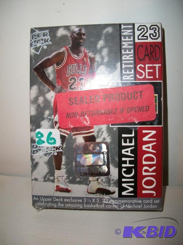 Michel Jordan retirement card  set