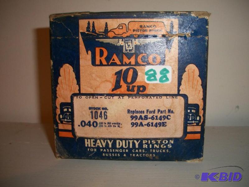 Antique car parts in unopened box