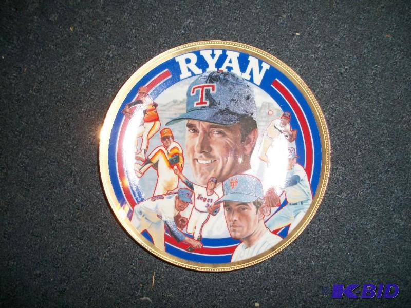 Nolan Ryan collector plate
