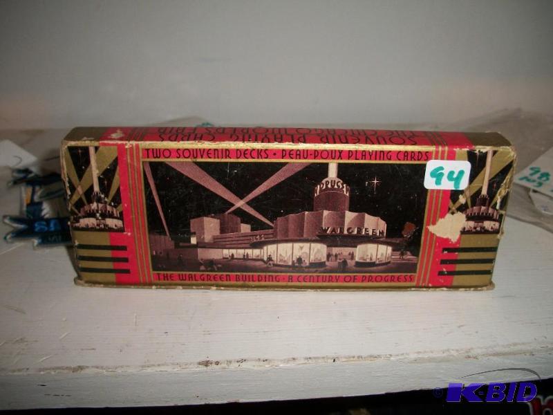 1933 Worlds Fair playing cards